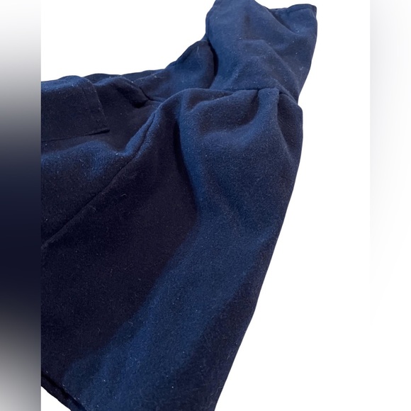 GIRLS NAVY BLUE FLEECE JUMPER - Picture 2 of 2